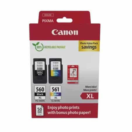 PACK CARTOUCHES ENCRE PG-560XL/CL-561XL NOIR ET COULEURS