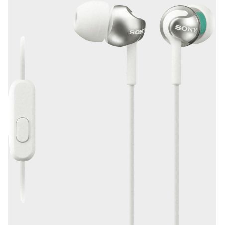 ECOUTEURS FILAIRES AVEC COMMANDES BLANC