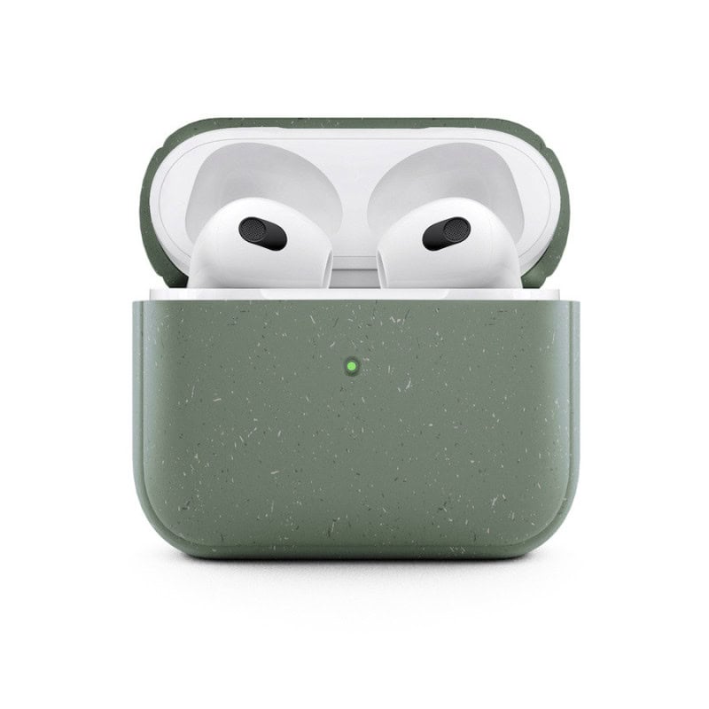 ETUI BIO BOITIER AIRPOD 3 VERT MINUIT