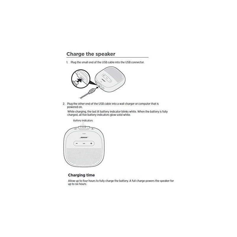 ENCEINTE PORTABLE BLUETOOTH SOUNDLINK MICRO NOIR