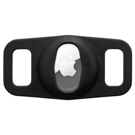 AIRTAG DOG COLLAR HOLDER - BLACK