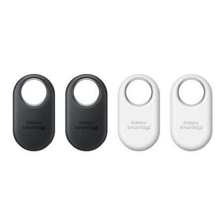 SET OF 4 GALAXY SMARTTAG 2 BLUETOOTH TRACKERS BLACK AND WHITE