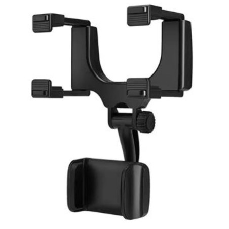 SUPPORT VOITURE POUR SMARTPHONE SUR RETROVISEUR NOIR