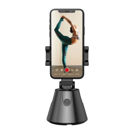 SUPPORT ROTATIF 360 MOTORISE AVEC DETECTEUR DE BRUIT NOIR