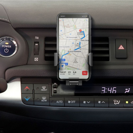 CHARGEUR DE VOITURE INDUCTION 10W  NOIR