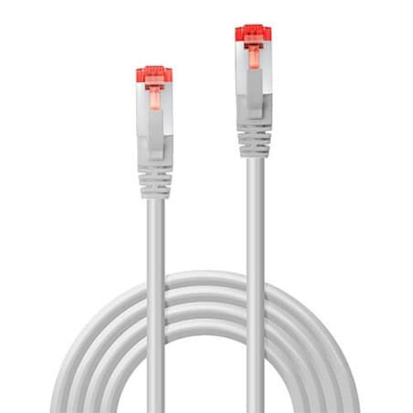 CABLE RESEAU CAT.6 S/FTP 7.5M GRIS ET ROUGE