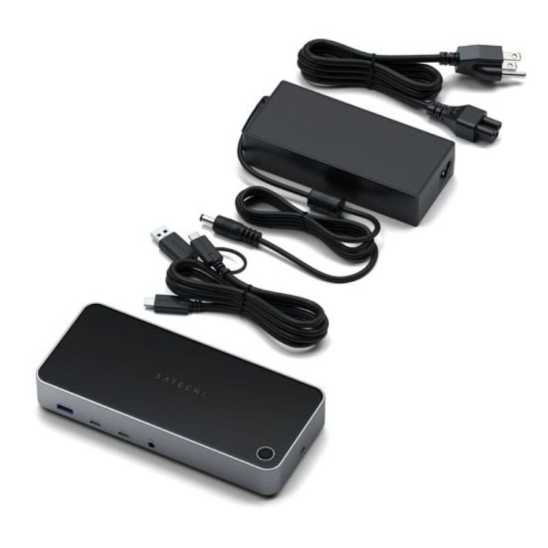 STATION DE CHARGE TRIPLE DISPLAY 4K GRIS SIDERAL