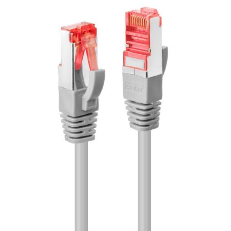 CABLE RESEAU CAT.6 S/FTP 1M GRIS ET ROUGE