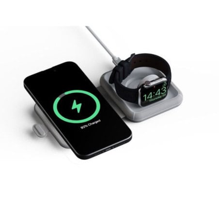 2-IN-1 FOLDABLE WIRELESS TRAVEL CHARGER