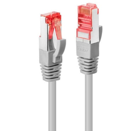 CABLE RESEAU CAT.6 S/FTP 10M GRIS ET ROUGE