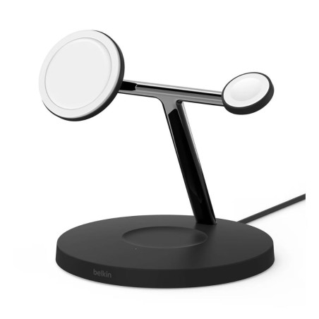 3-IN-1 CHARGING STATION WITH MAGSAFE Qi2 15W INDUCTION