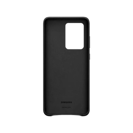S20 ULTRA BLACK LEATHER COVER