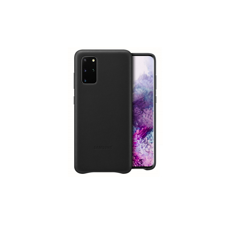 COQUE S20 PLUS CUIR NOIR