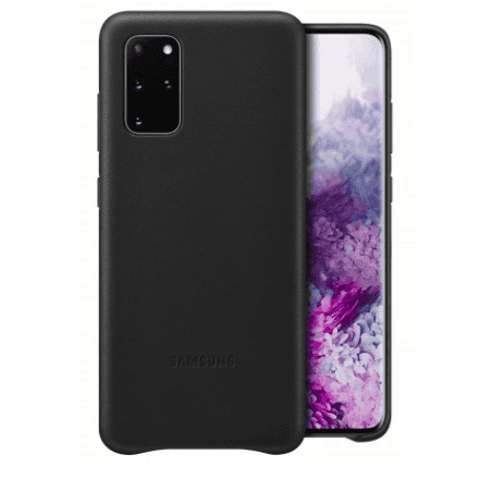COQUE S20 PLUS CUIR NOIR