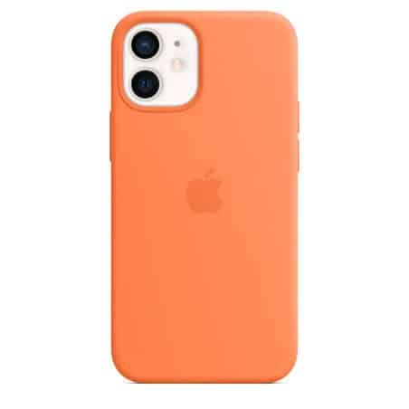 IPHONE 12 MINI SILICONE CASE MAGSAFE KUMQUAT