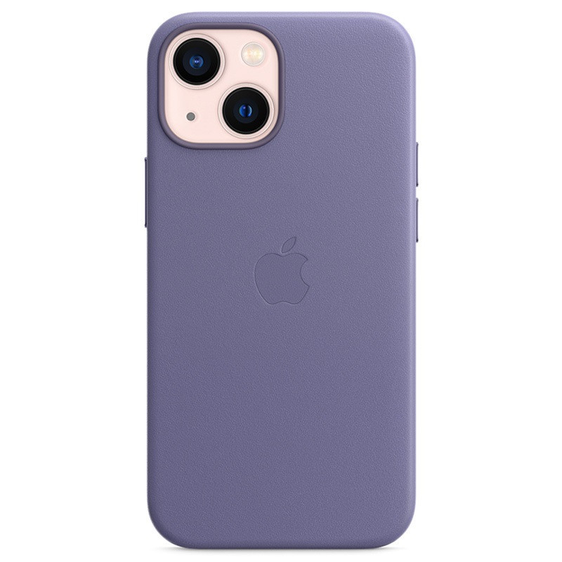 COQUE EN CUIR AVEC MAGSAFE POUR IPHONE 13 MINI - VIOLET WISTERIA