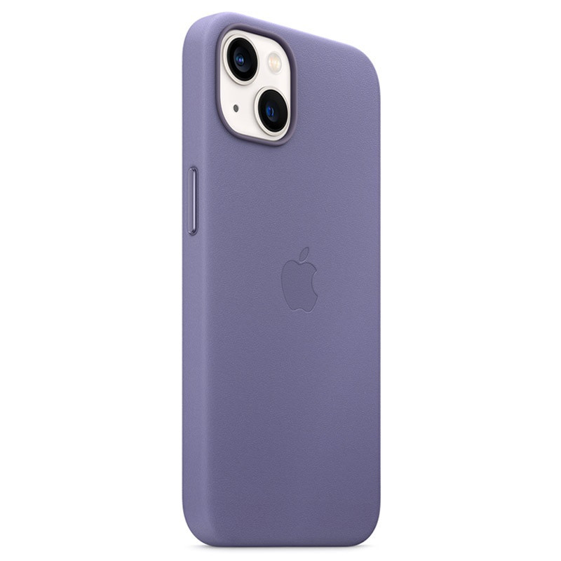 COQUE EN CUIR AVEC MAGSAFE POUR IPHONE 13 MINI - VIOLET WISTERIA