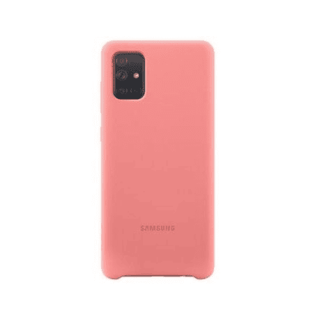 SILICONE CASE FOR GALAXY A71 PINK