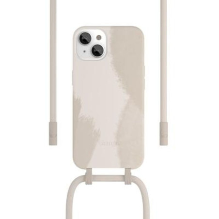 COQUE BIO CHANGE COLLIER 2 EN 1 POUR IPHONE 13 MINI BLANC COLOMBE