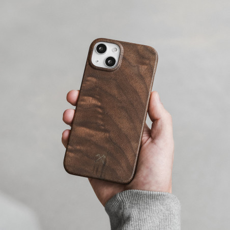 COQUE SLIM EN BOIS POUR IPHONE 13