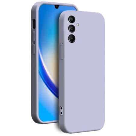 COQUE GALAXY A54 5G SILICONE ET DRAGONNE LAVANDE