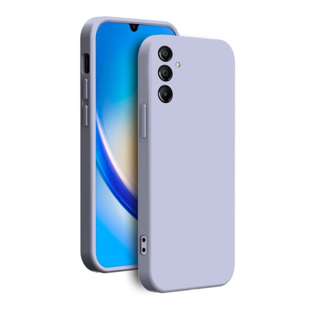 COQUE GALAXY A34 5G SILICONE ET DRAGONNE LAVANDE