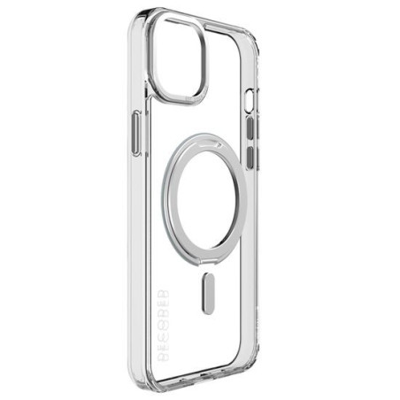 COQUE LOOP STAND IPHONE 15 PLUS  PLASTIQUE TRANSPARENT