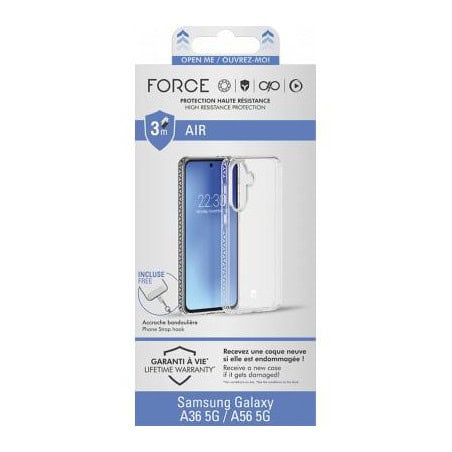 COQUE RENFORCEE GALAXY A36/A56 TRANSPARENTE