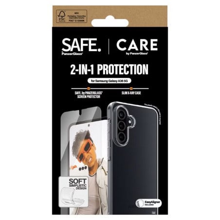 COQUE SOUPLE X-RAY POUR GALAXY A36 5G CARE TRANSPARENT