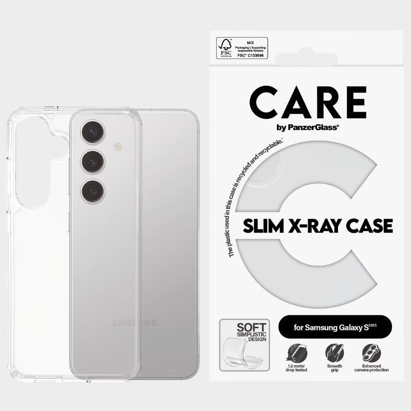 COQUE SOUPLE X-RAY POUR GALAXY A25 5G CARE TRANSPARENT