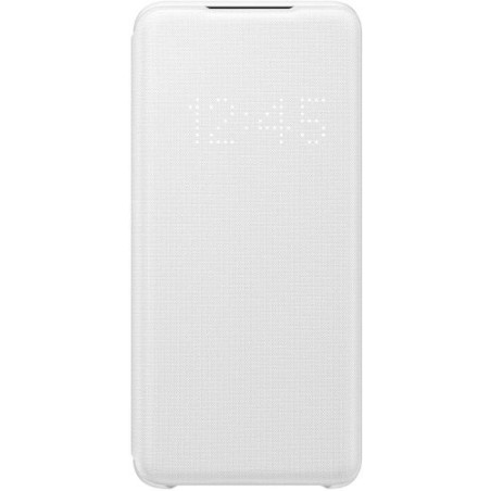 ETUI A RABAT LED GALAXY S20 BLANC