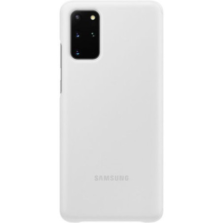 ETUI A BANDE TRANSPARENTE GALAXY S20 PLUS 5G BLANC