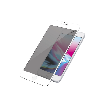 TEMPERED GLASS FOR IPHONE 6/6S/7/8 PLUS WHITE PRIVACY