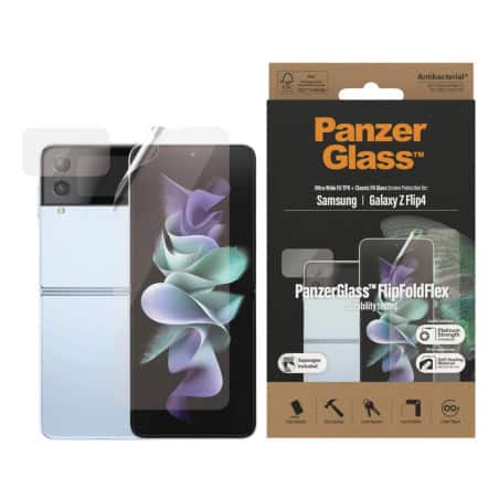 VERRE TREMPE POUR GALAXY  Z FLIP4 CF AB TPU + GLASS