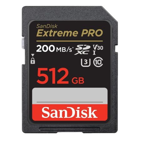 CARTE MEMOIRE SDHC ET SDXC UHS-I EXTREME PRO 512 GO