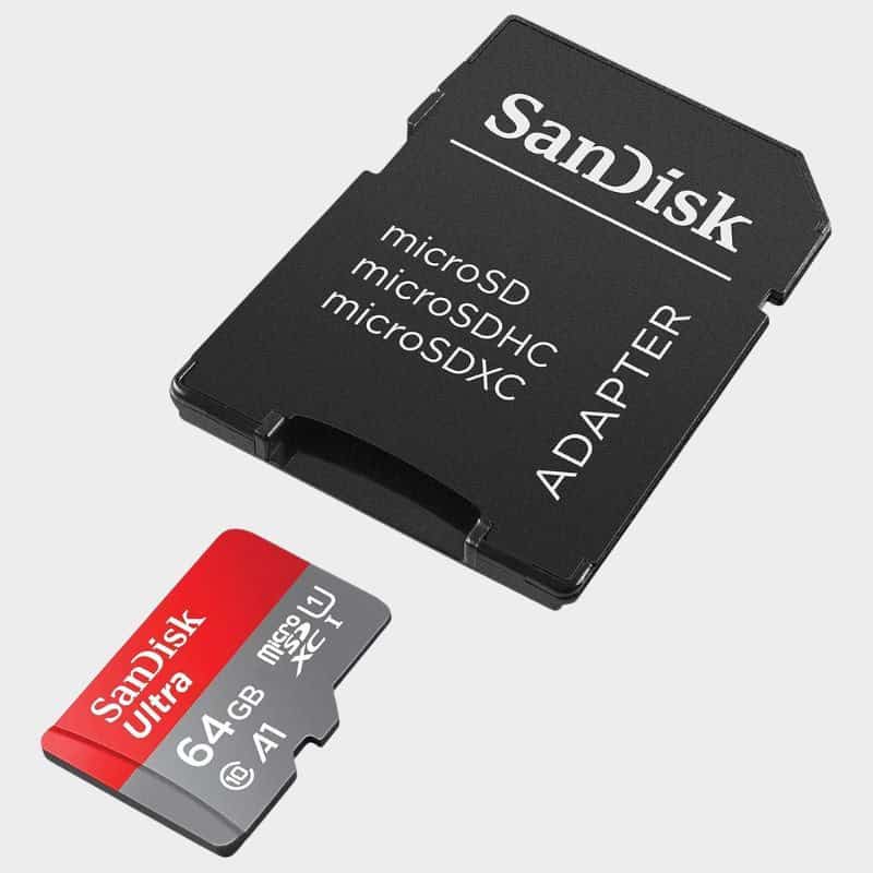 CARTE MICROSD 64 GO ULTRA AVEC ADAPTATEUR