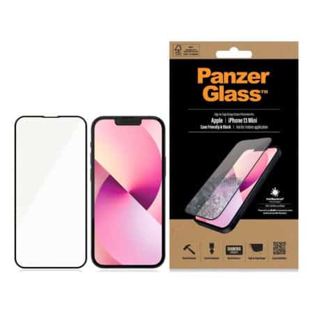 PROTECTION ECRAN CADRE NOIR IPHONE 13 MINI CASE FRIENDLY & BLACK