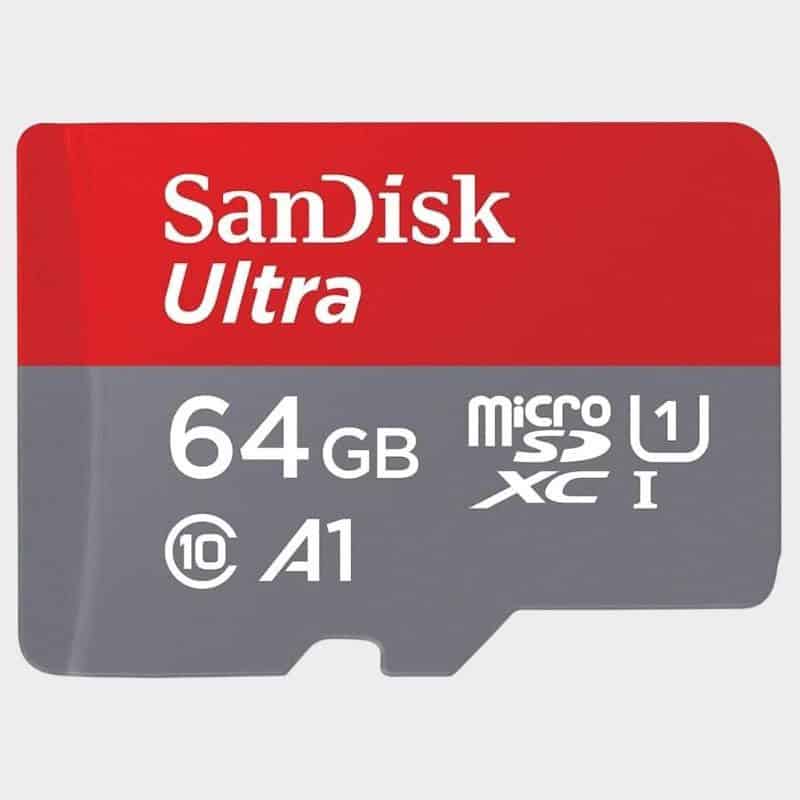 CARTE MICROSD 64 GO ULTRA AVEC ADAPTATEUR