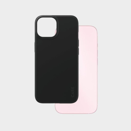 COQUE RIGIDE FASHIONABLE CARE POUR IPHONE 15 NOIR