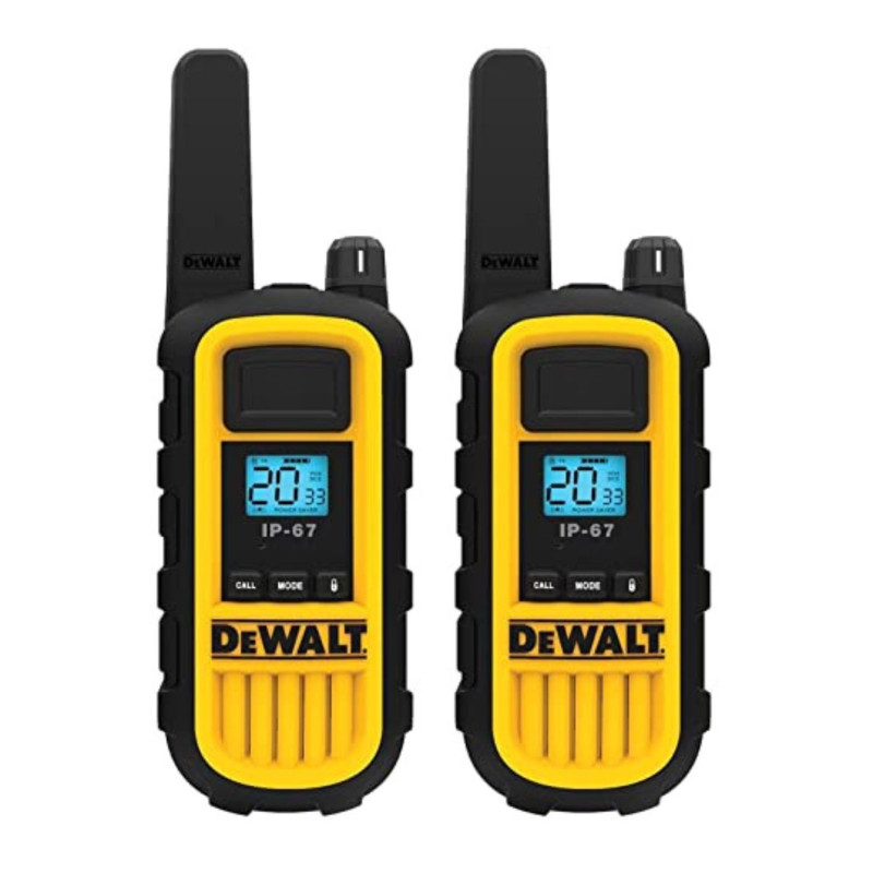 Pair of shockproof rechargeable DXFRS800 walkie-talkies