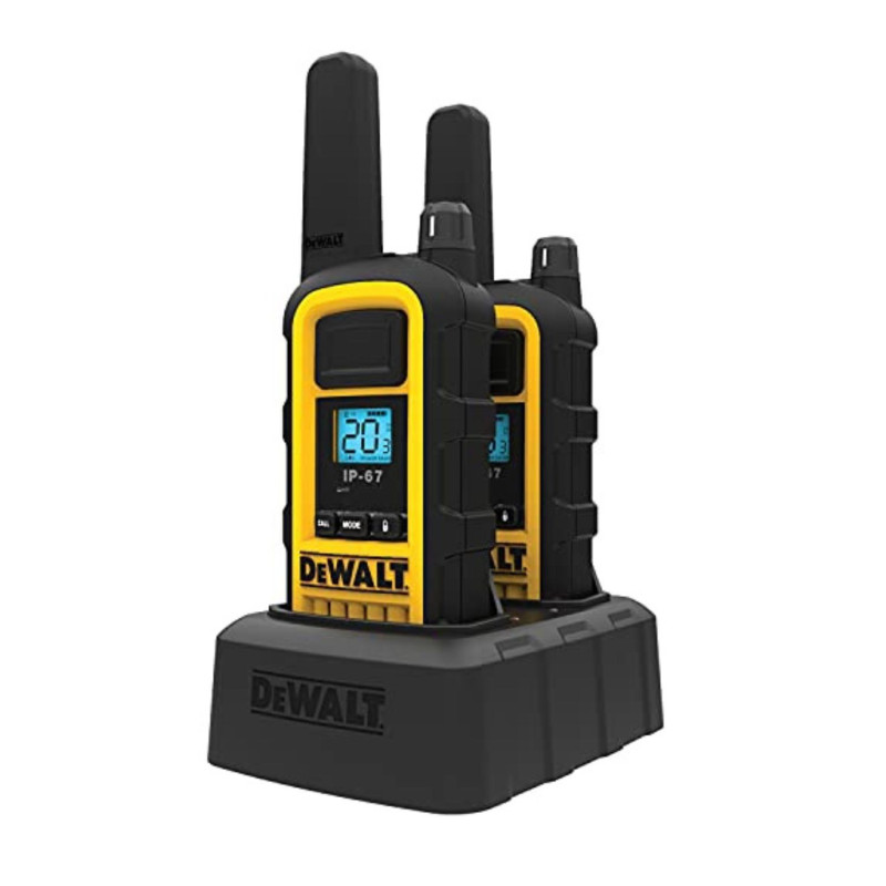 Pair of shockproof rechargeable DXFRS800 walkie-talkies