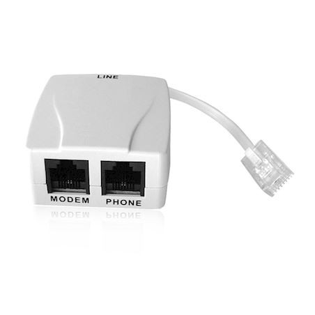 PRISE ADSL RJ45 MALE / 2 RJ45 FEMELLE