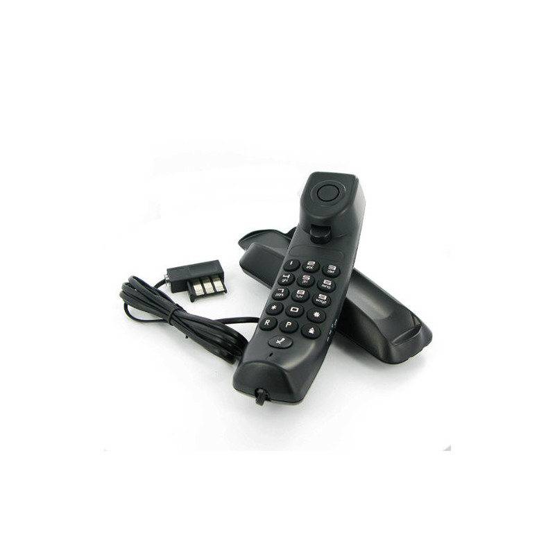 TEMPORIS 10 BLACK CORDED TELEPHONE