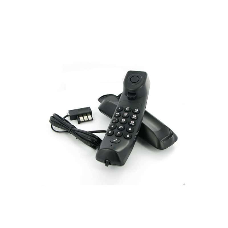 TEMPORIS 10 BLACK CORDED TELEPHONE