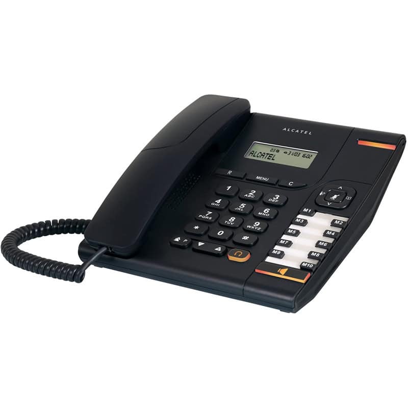 TEMPORIS 580 BLACK CORDED TELEPHONE
