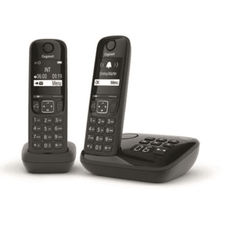 TELEPHONE RESIDENTIEL SANS FIL DUO  AS69A0 NOIR