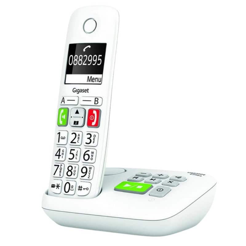 E290A CORDLESS PHONE ANSWERING MACHINE WHITE