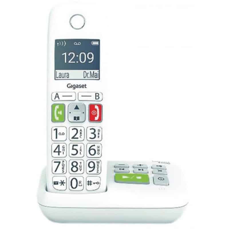 E290A CORDLESS PHONE ANSWERING MACHINE WHITE