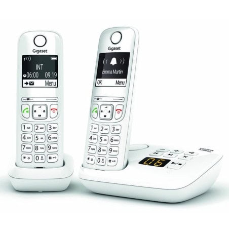 TELEPHONES SANS FIL AS690A DUO AVEC REPONDEUR BLANC