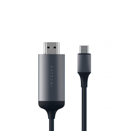 CABLE USB-C VERS HDMI 4K 60HZ 1.8M GRIS SIDERAL